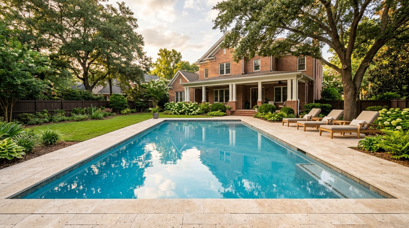 Typical Alabama pool build
