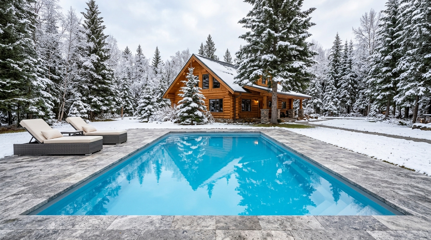 Typical Alaska pool build