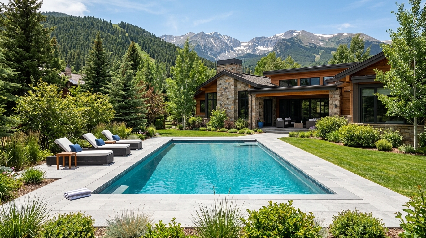 Typical Colorado pool build