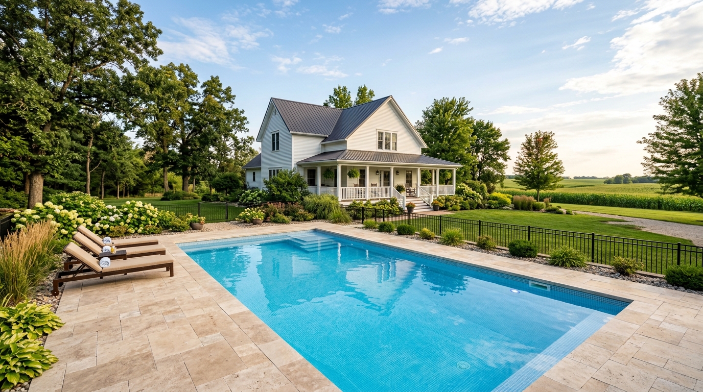 Typical Iowa pool build