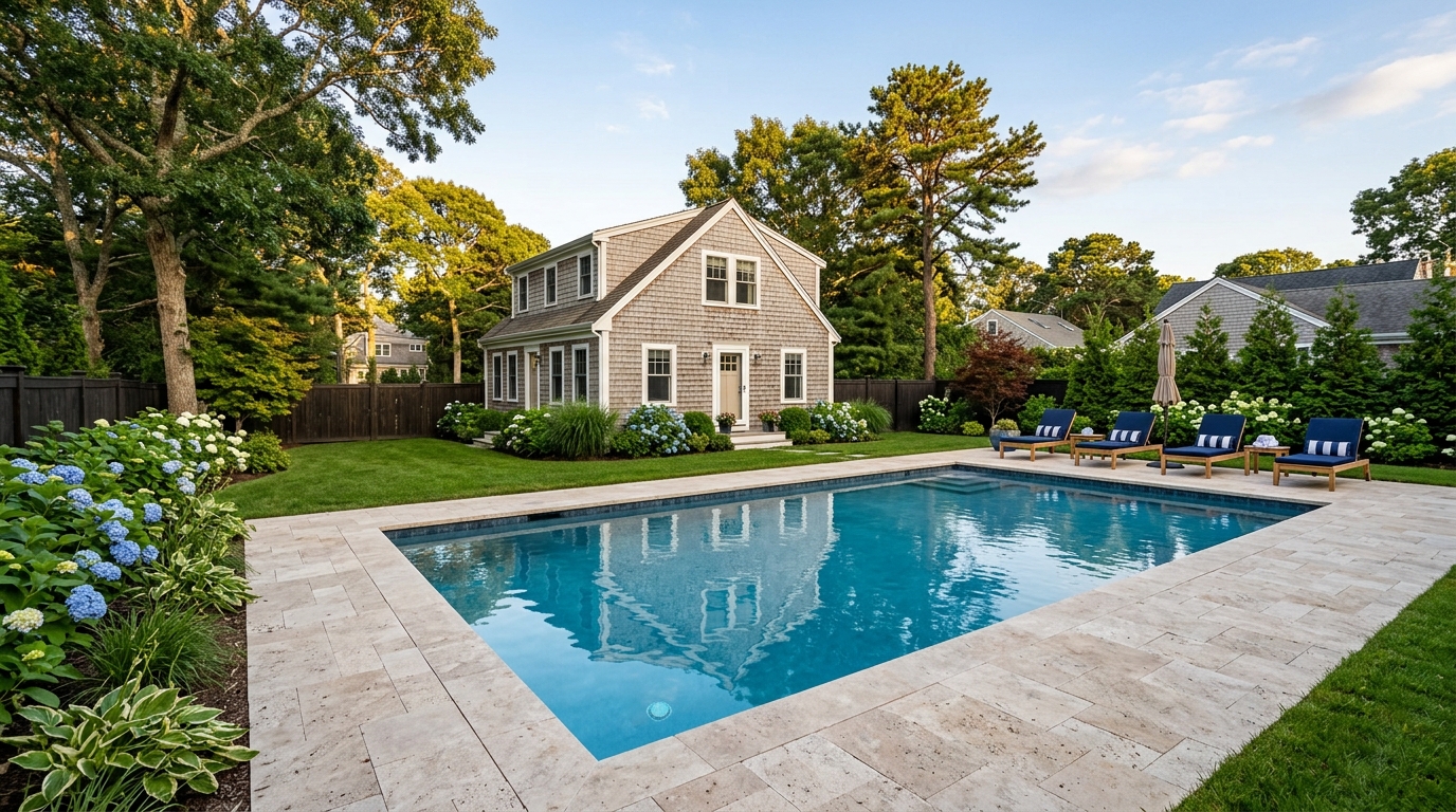 Typical Massachusetts pool build