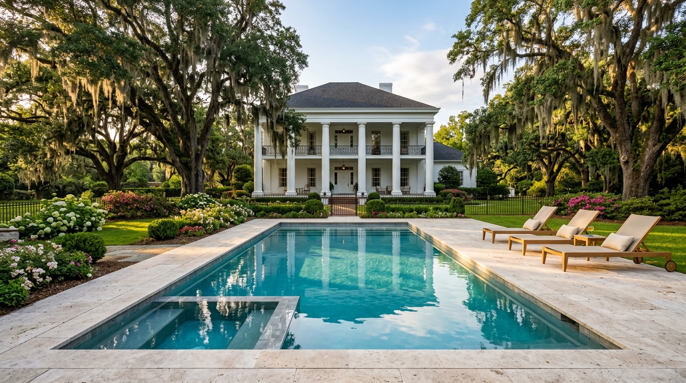 Typical Mississippi pool build