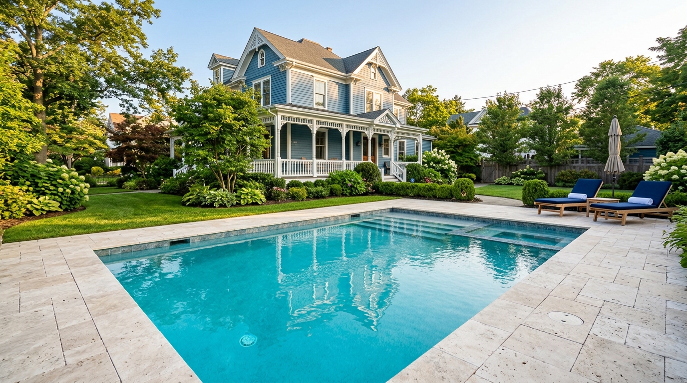 Typical New Jersey pool build