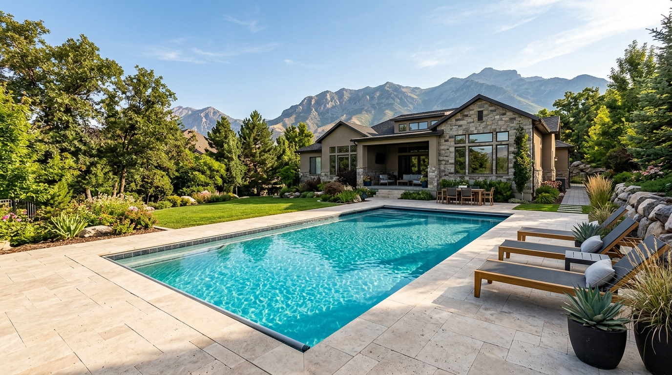 Typical Utah pool build