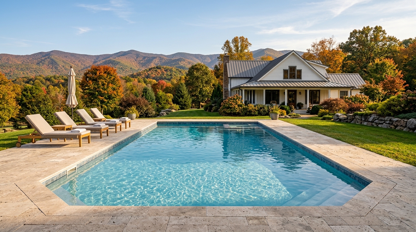 Typical West Virginia pool build
