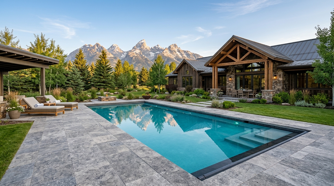 Typical Wyoming pool build